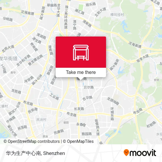 华为生产中心南 map
