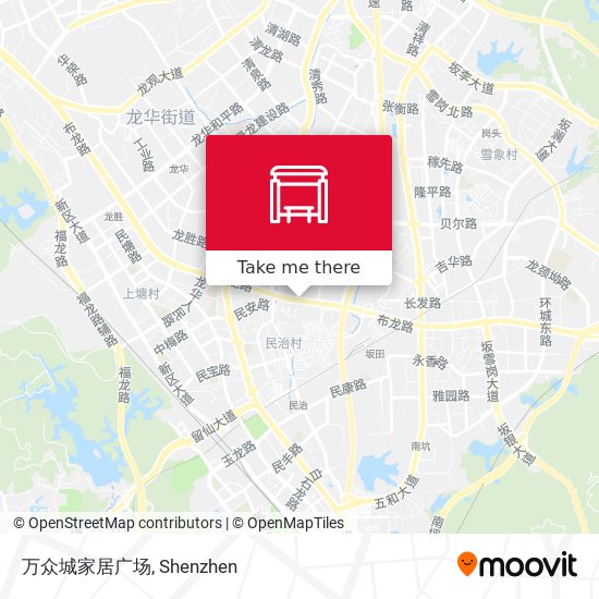 万众城家居广场 map
