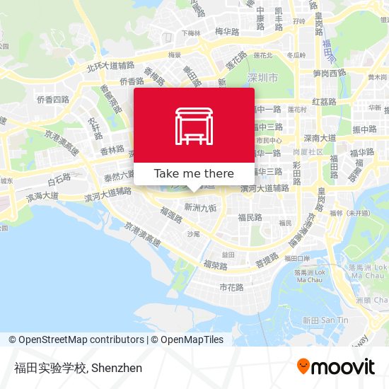 福田实验学校 map