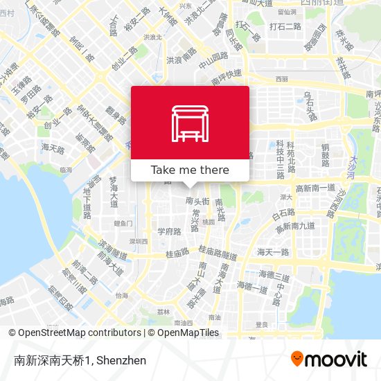 南新深南天桥1 map