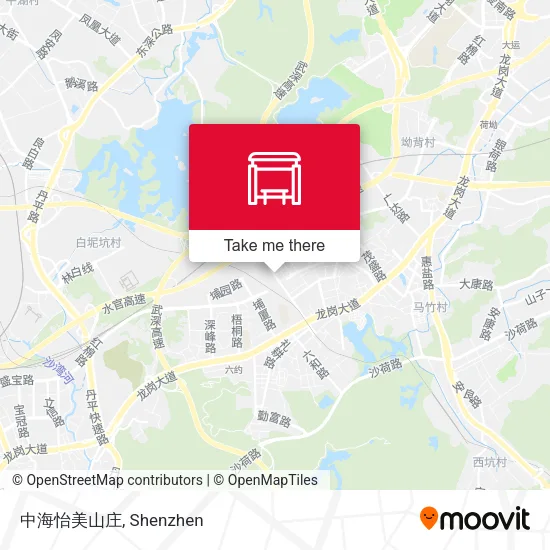 中海怡美山庄 map