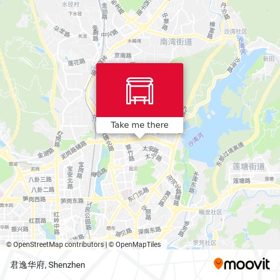 君逸华府 map