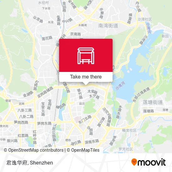 君逸华府 map