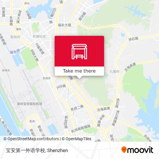 宝安第一外语学校 map