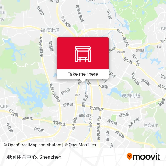 观澜体育中心 map