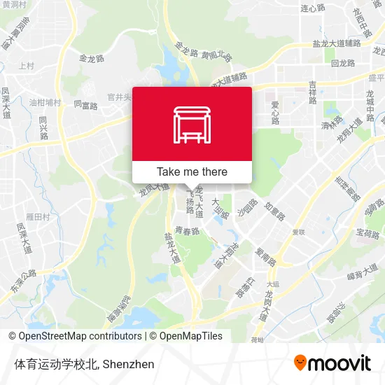 体育运动学校北 map