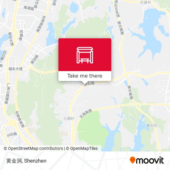 黄金洞 map