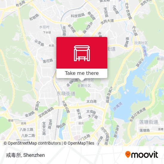 戒毒所 map