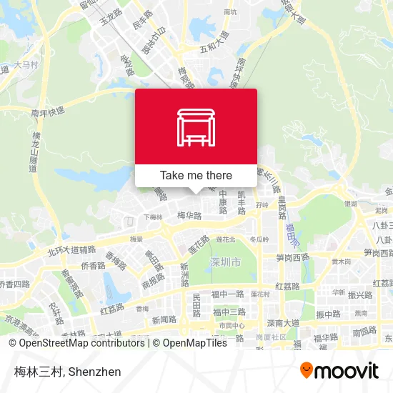 梅林三村 map