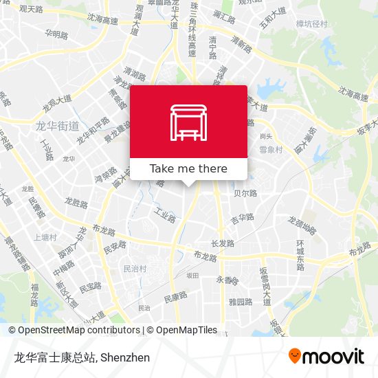 龙华富士康总站 map