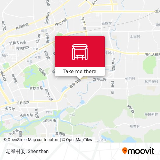 老輋村委 map
