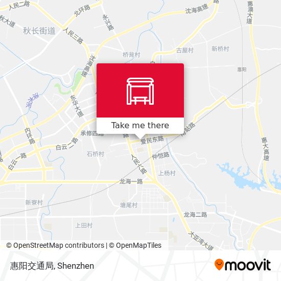 惠阳交通局 map