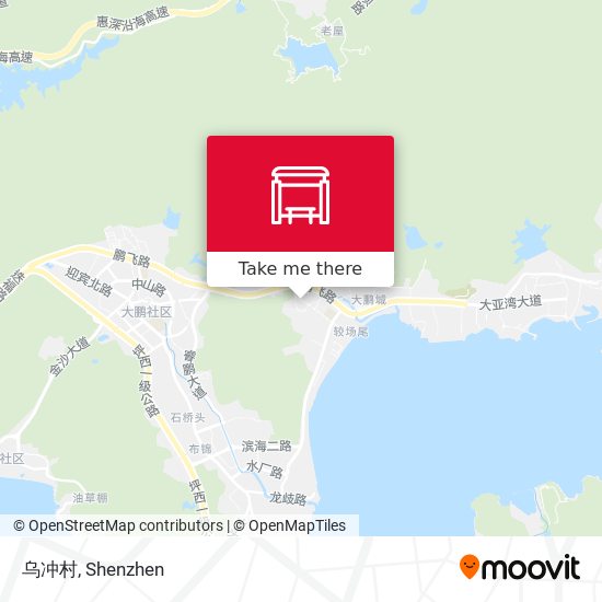 乌冲村 map