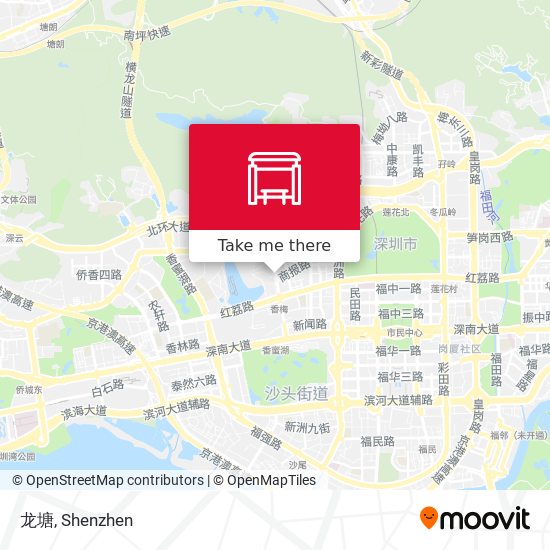 龙塘 map