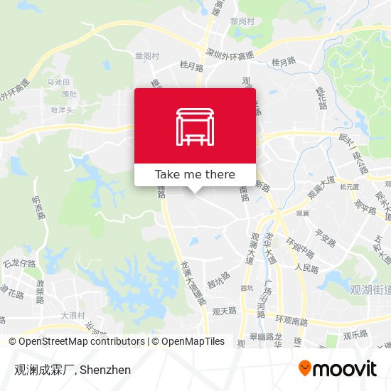 观澜成霖厂 map