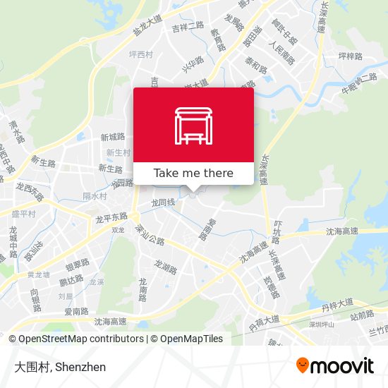 大围村 map