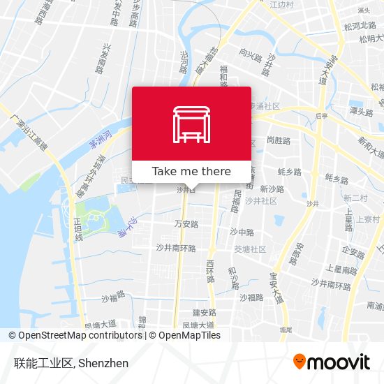 联能工业区 map