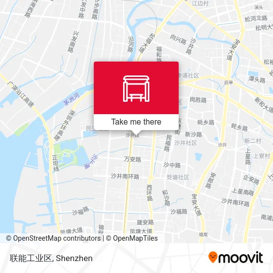 联能工业区 map