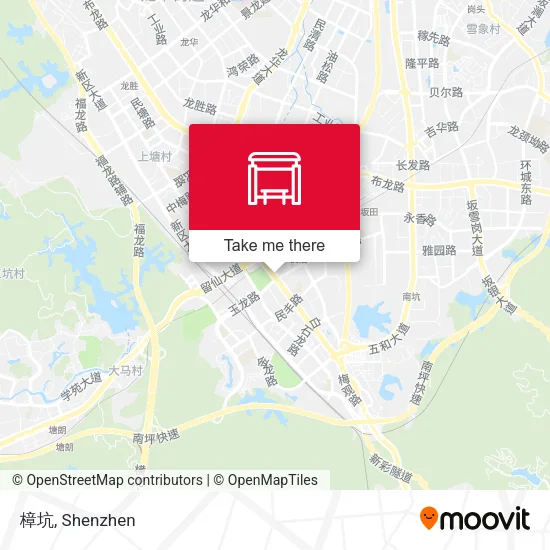 樟坑 map