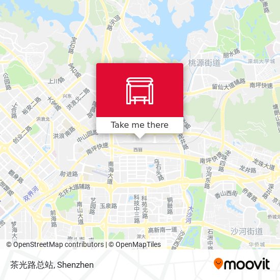 茶光路总站 map