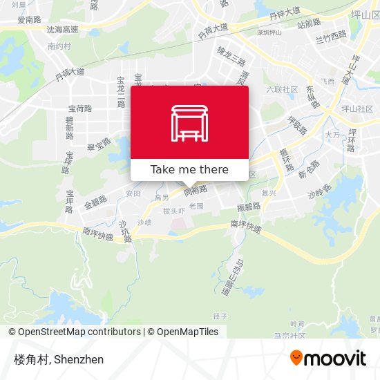 楼角村 map