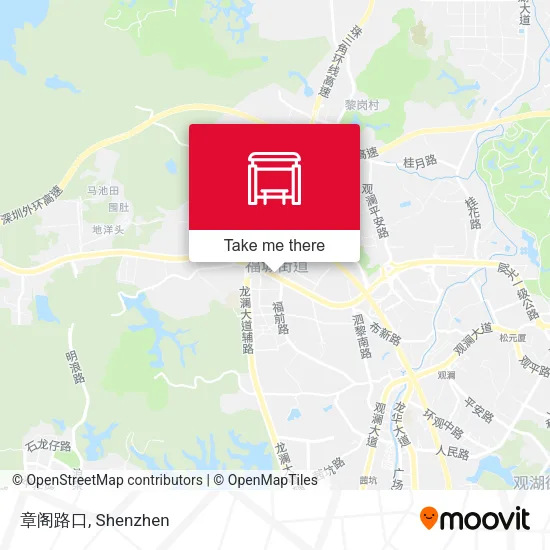 章阁路口 map