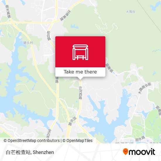 白芒检查站 map