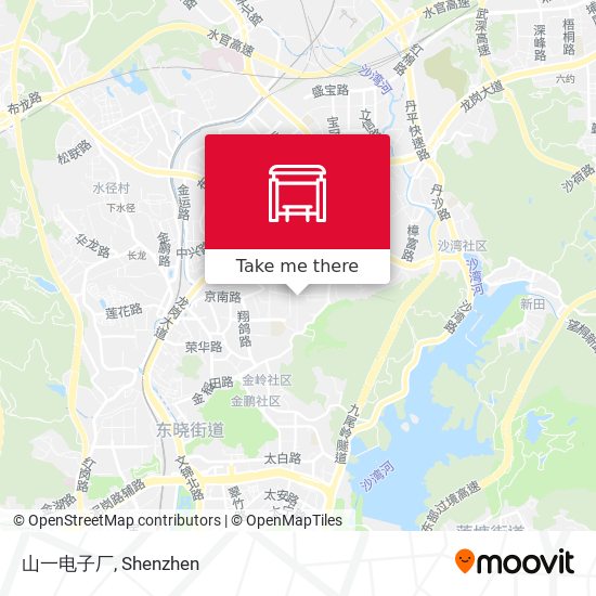 山一电子厂 map
