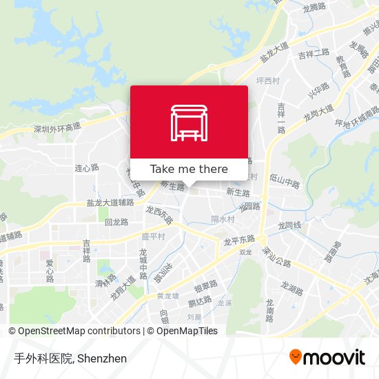 手外科医院 map