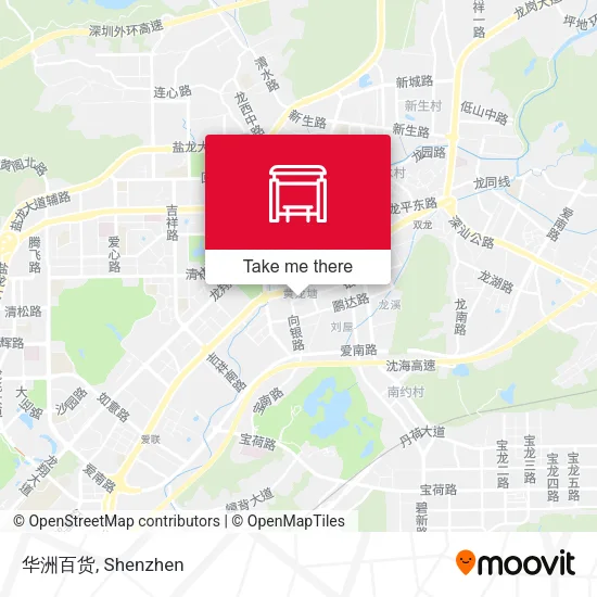 华洲百货 map
