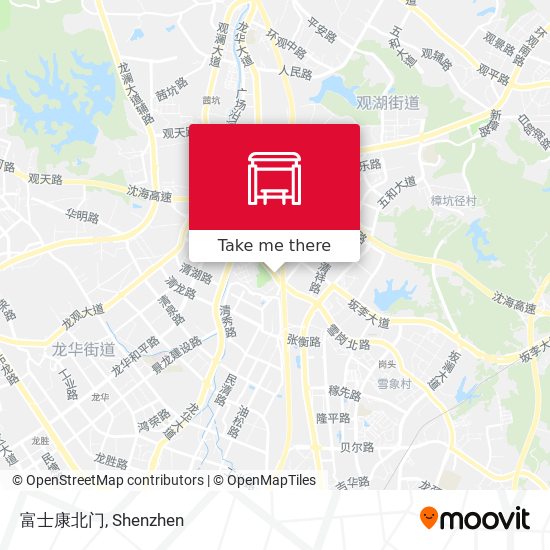 富士康北门 map