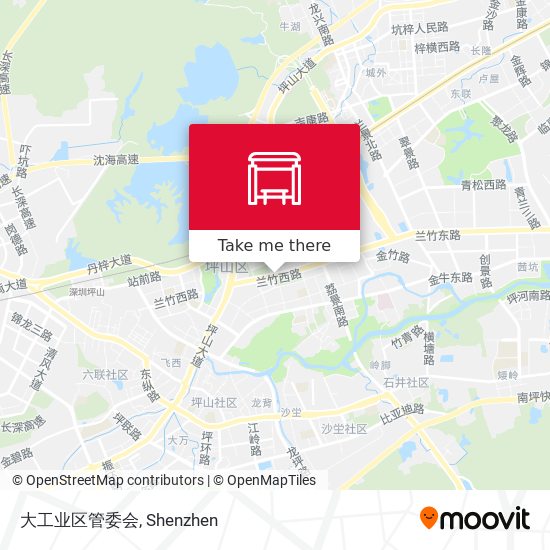 大工业区管委会 map