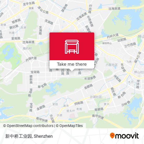 新中桥工业园 map