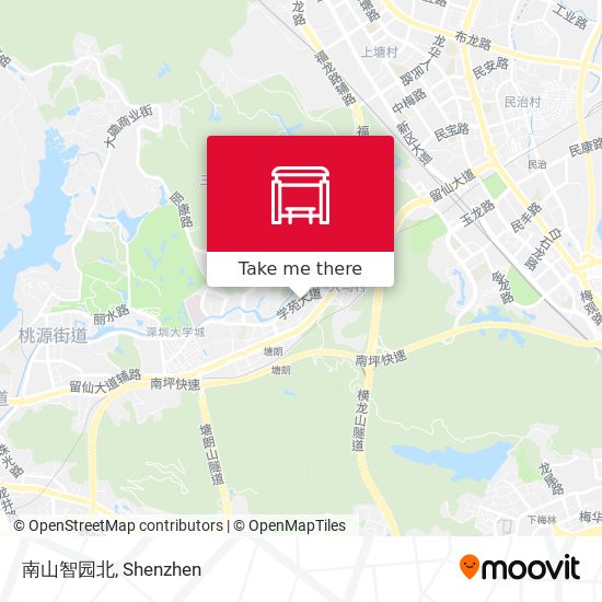 南山智园北 map