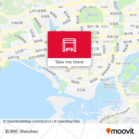 新洲村 map