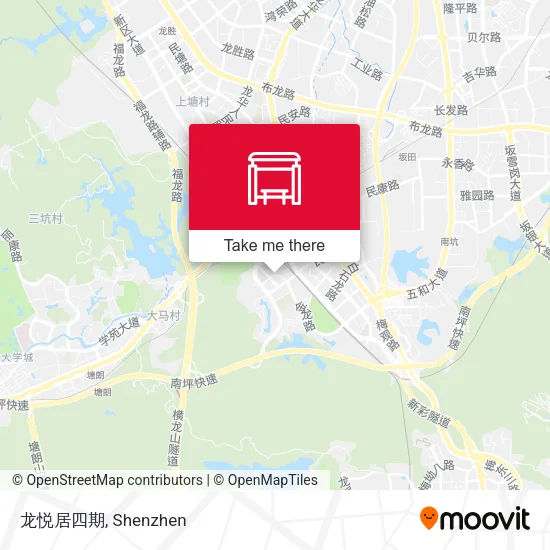 龙悦居四期 map