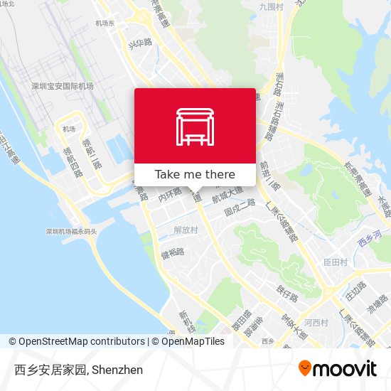 西乡安居家园 map