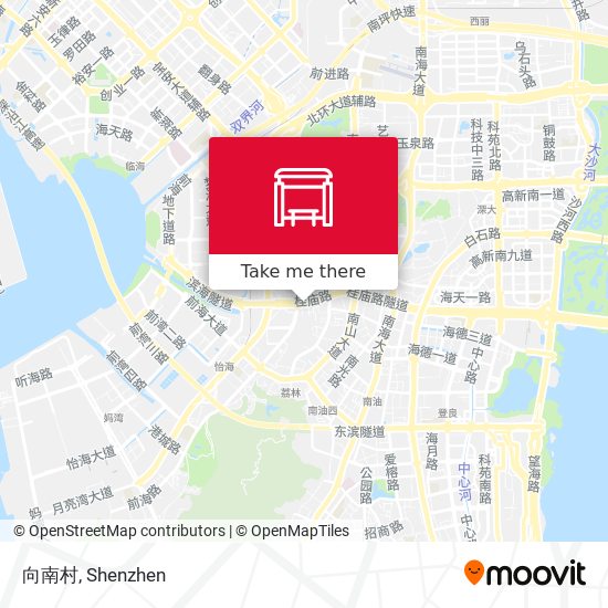 向南村 map