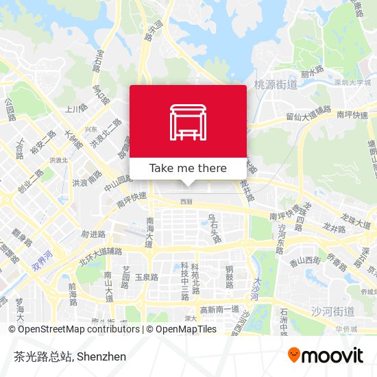 茶光路总站 map