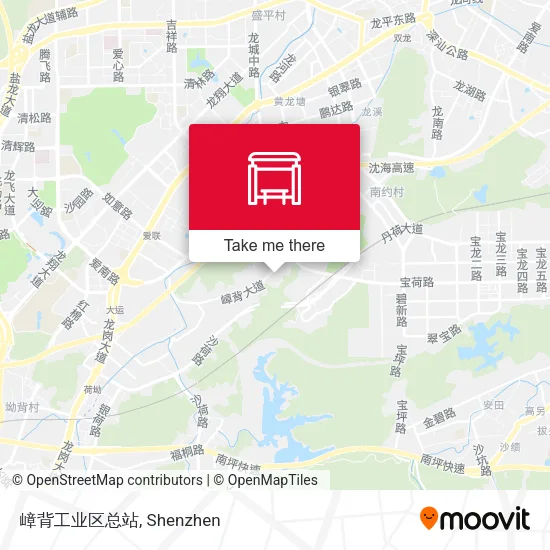 嶂背工业区总站 map