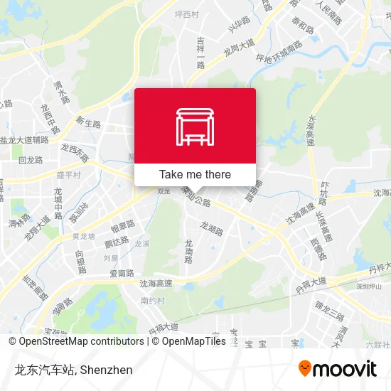 龙东汽车站 map