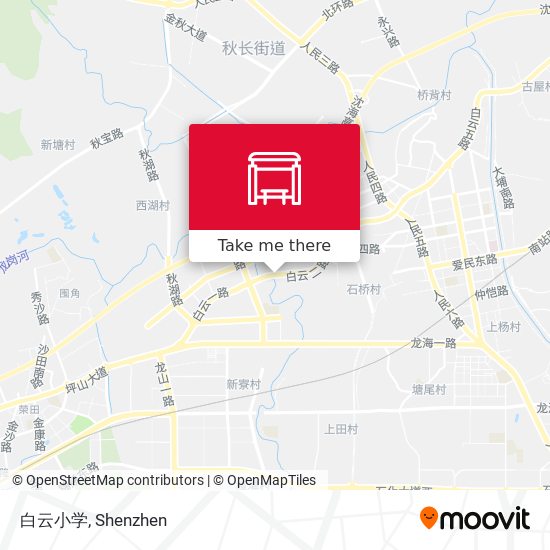 白云小学 map