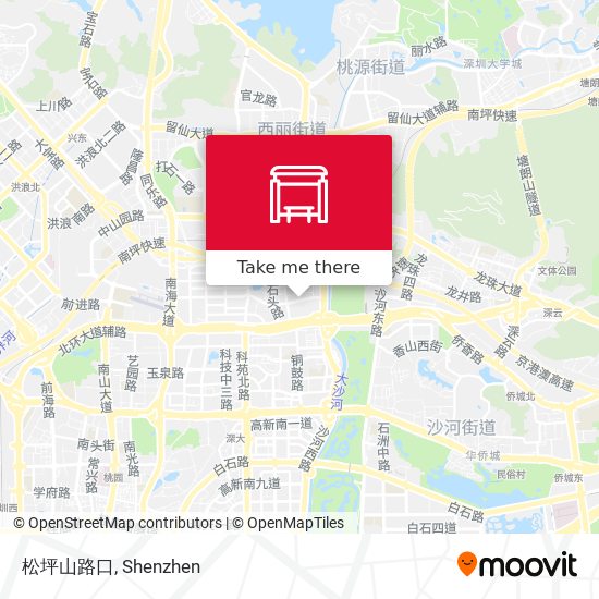 松坪山路口 map