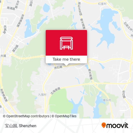 宝山园 map