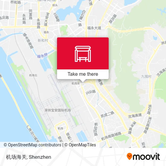机场海关 map