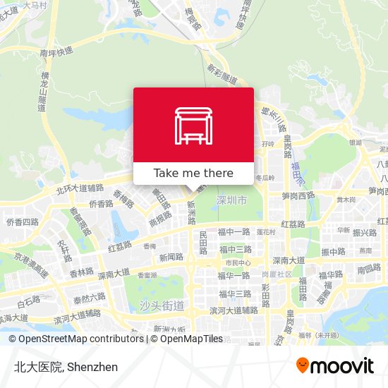 北大医院 map