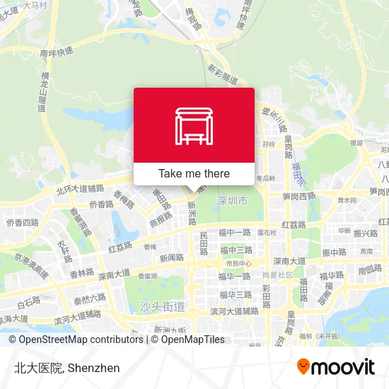 北大医院 map