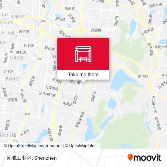 黄埔工业区 map