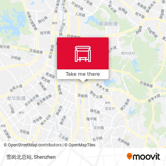 雪岗北总站 map