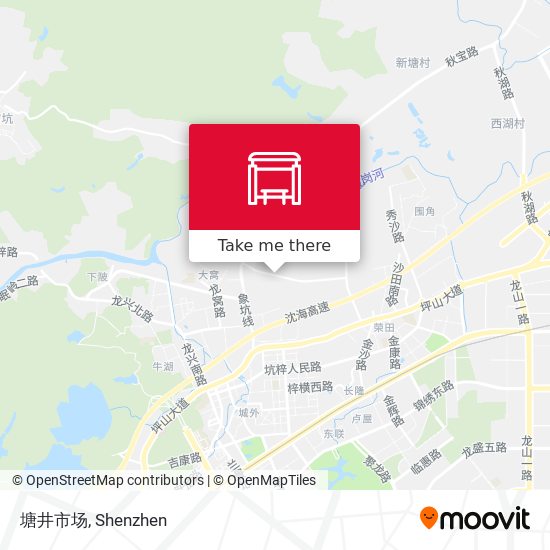 塘井市场 map